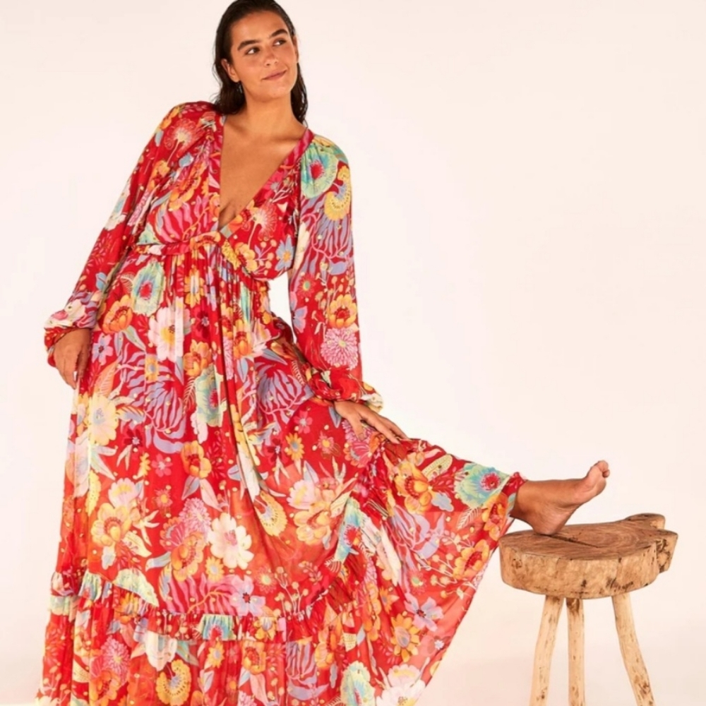 Farmrio maxi dress